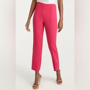 NWT Cinq A Sept Cropped Brianne Pant in Berry Jam Sz 0.